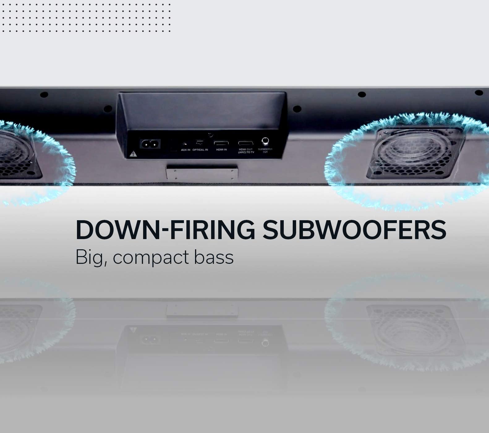 Denon DHT-S316 Soundbar and Wireless Subwoofer for Surround Sound, Bluetooth Sound Bar with Dolby Digital, DTS Decoding, Dialogue Enhancer, HDMI ARC, Wall Mountable, Music Streaming