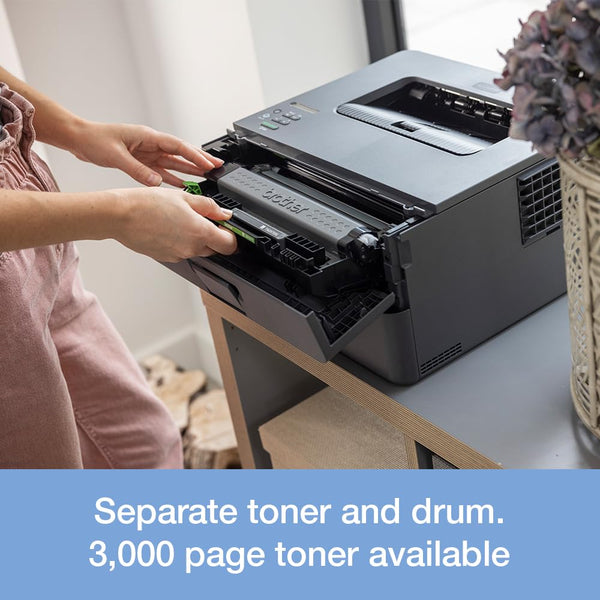 Brother DCP-L2620DW 3-in-1 Mono Laser Printer |Print, copy & scan|Automatic 2-sided print |A4|UK Plug