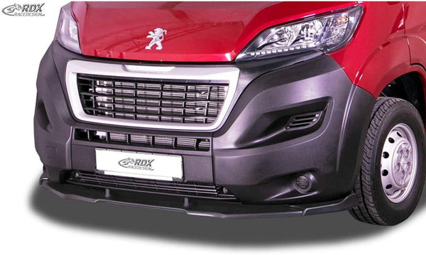 RDX Racedesign Front spoiler Vario-X compatible with Citroen Jumper & Fiat Ducato & Peugeot Boxer 2014- (PU)