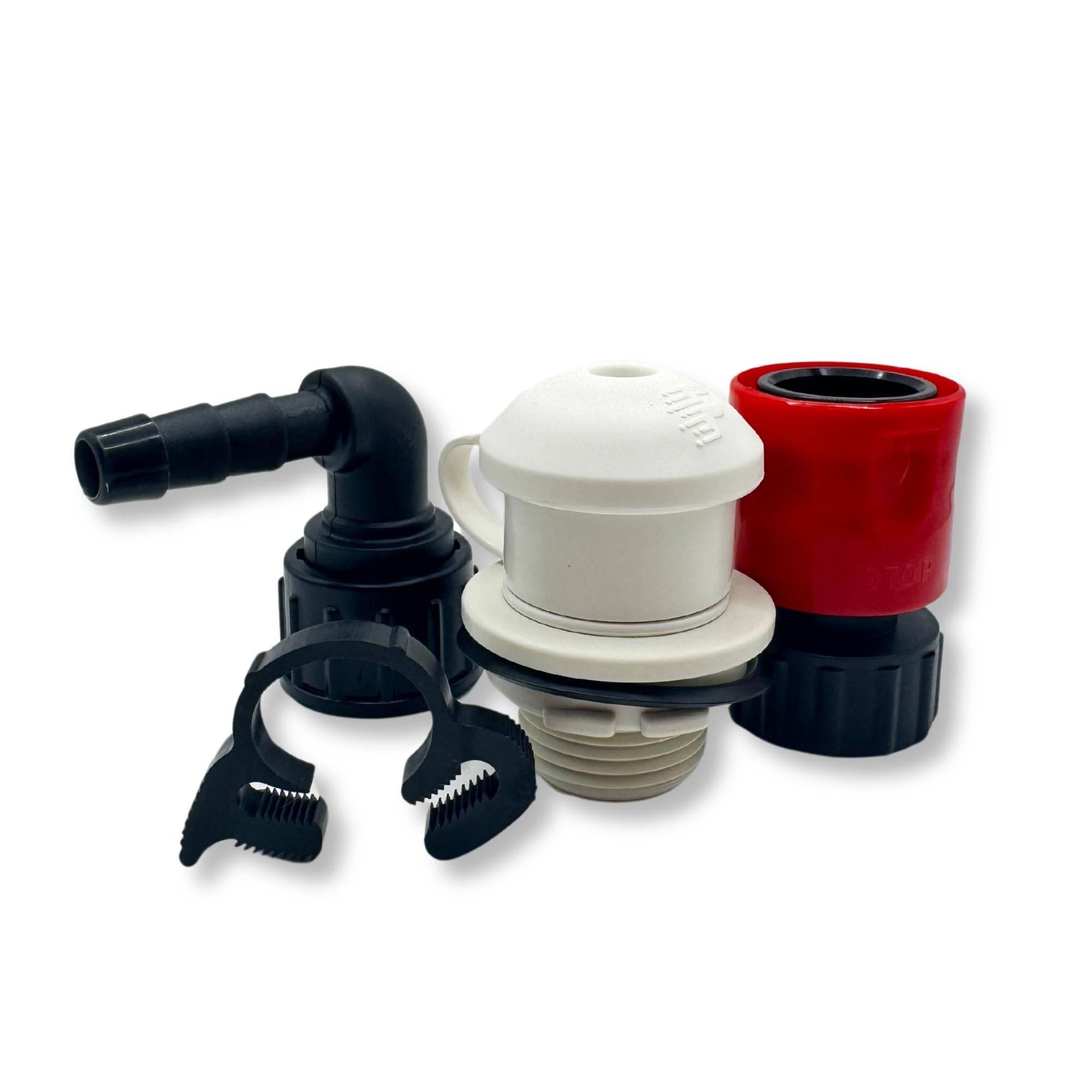 Flush-M Outboard Quick Connect Flush Kit for Mercury - Compatible with Verado, Pro XS, FourStroke, SeaPro 75HP - 500HP & V10 Models - UV Stable &