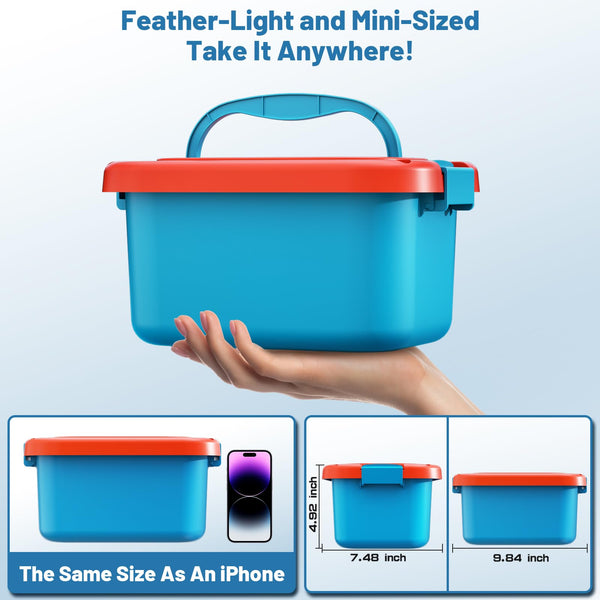 Deruitu Switch Accessories Bundle Compatible with Nintendo Switch, Kit with Carrying Case, Screen Protector, Compact Playstand, Game Case, Joystick Cap, Charging Dock,Steering Wheel