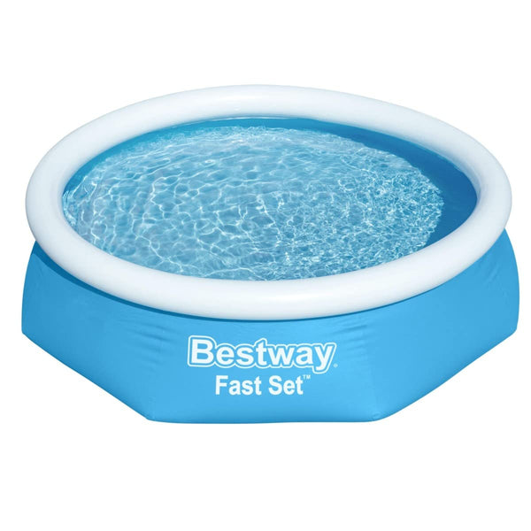 Bestway 6ft x 20in Blue Round Fast Set Inflatable Above Ground Pool