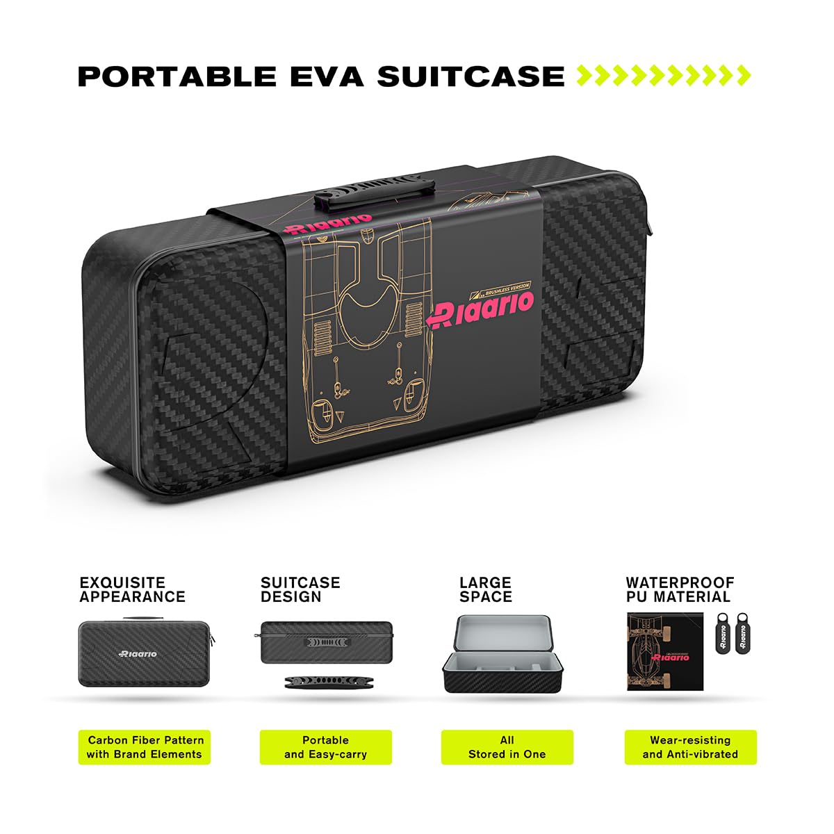 AMORIL 1/10 RTR Brushless Fast RC Cars for Adults,Max 50mph Hobby Electric Off-Road Monster Truck,Waterproof High Speed RC Car 4WD Remote Control Car with 3S Lipo,Green