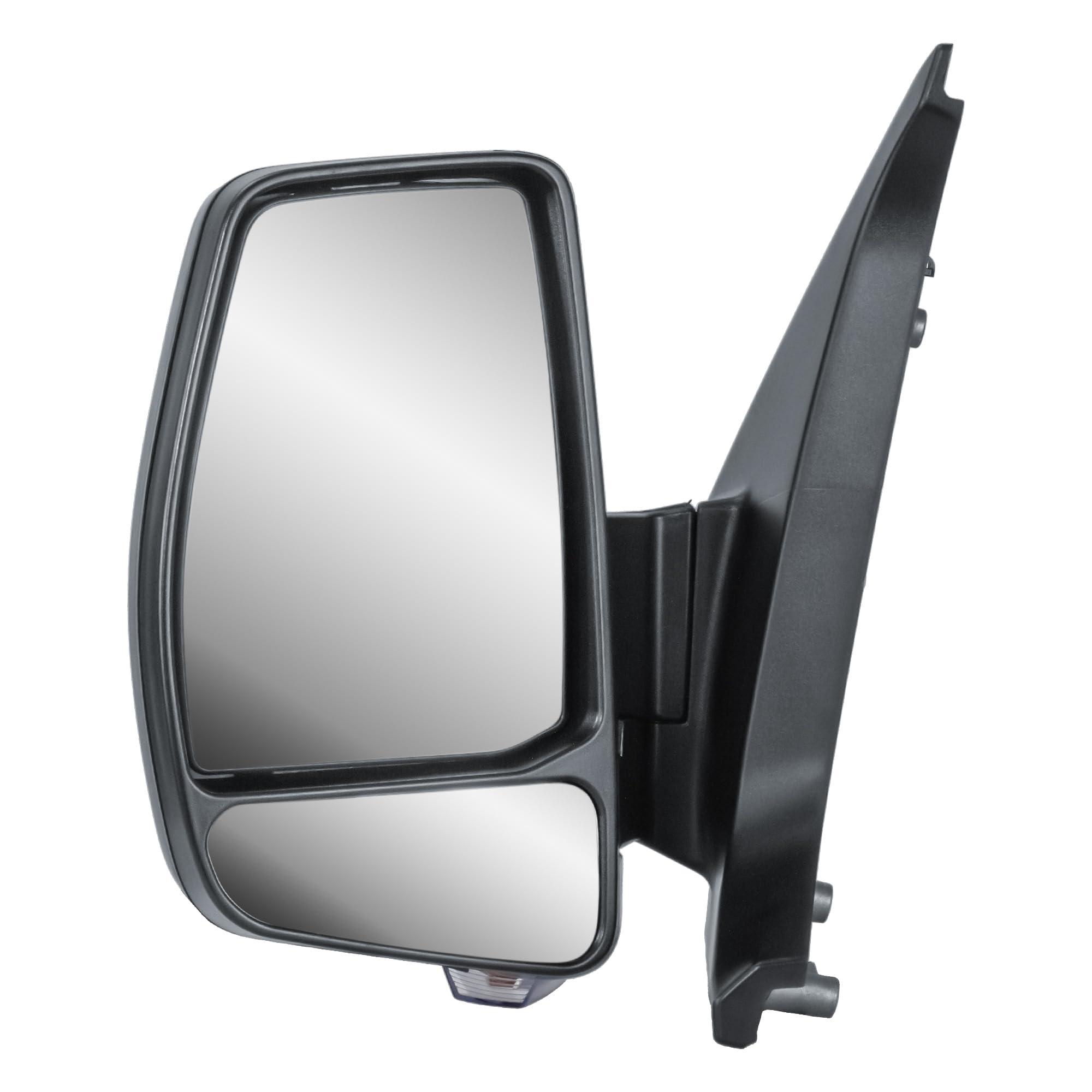 Repmacement Driver Right Side Door Wing Mirror O/S Electric and Heated Manual Folding with Textured Back Cover for Ford Transit Tourneo Custom 2015 to 2024