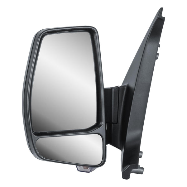 Repmacement Driver Right Side Door Wing Mirror O/S Electric and Heated Manual Folding with Textured Back Cover for Ford Transit Tourneo Custom 2015 to 2024