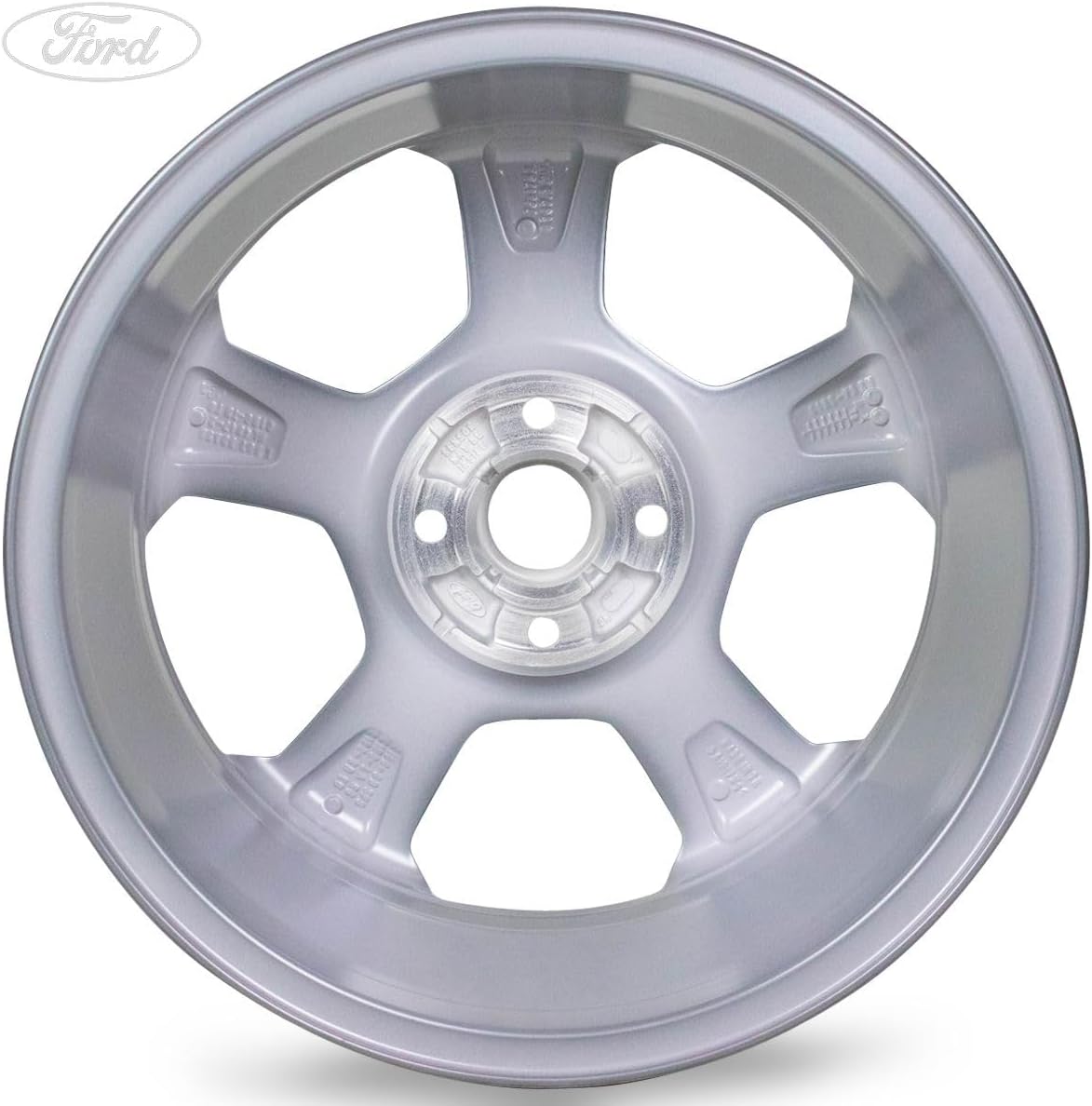 Ford Genuine Fiesta MK7 17" Alloy Wheel 5 Spoke Rock Metallic 2014-2017 2036598