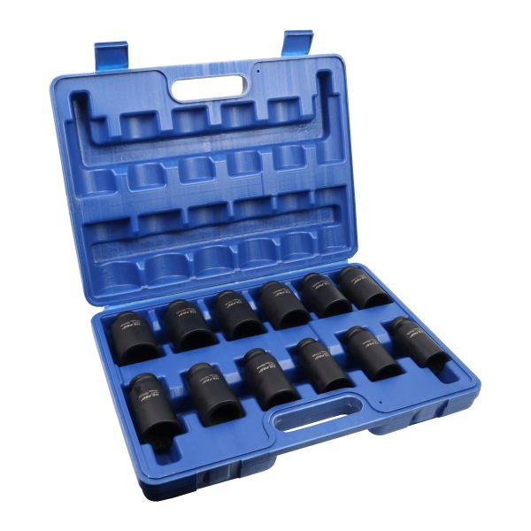 US PRO Tools 12pc Deep Impact Socket Set 25mm-36mm 1/2" Drive 12PT 7543