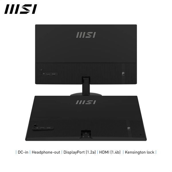 MSI PRO MP273QW E2 27 Inch WQHD Office Monitor - 2560 x 1440 IPS Panel, 100 Hz, Eye-Friendly Screen, Built-in Speakers, Tilt-Adjustable - HDMI 2.0b, DP (1.2a)