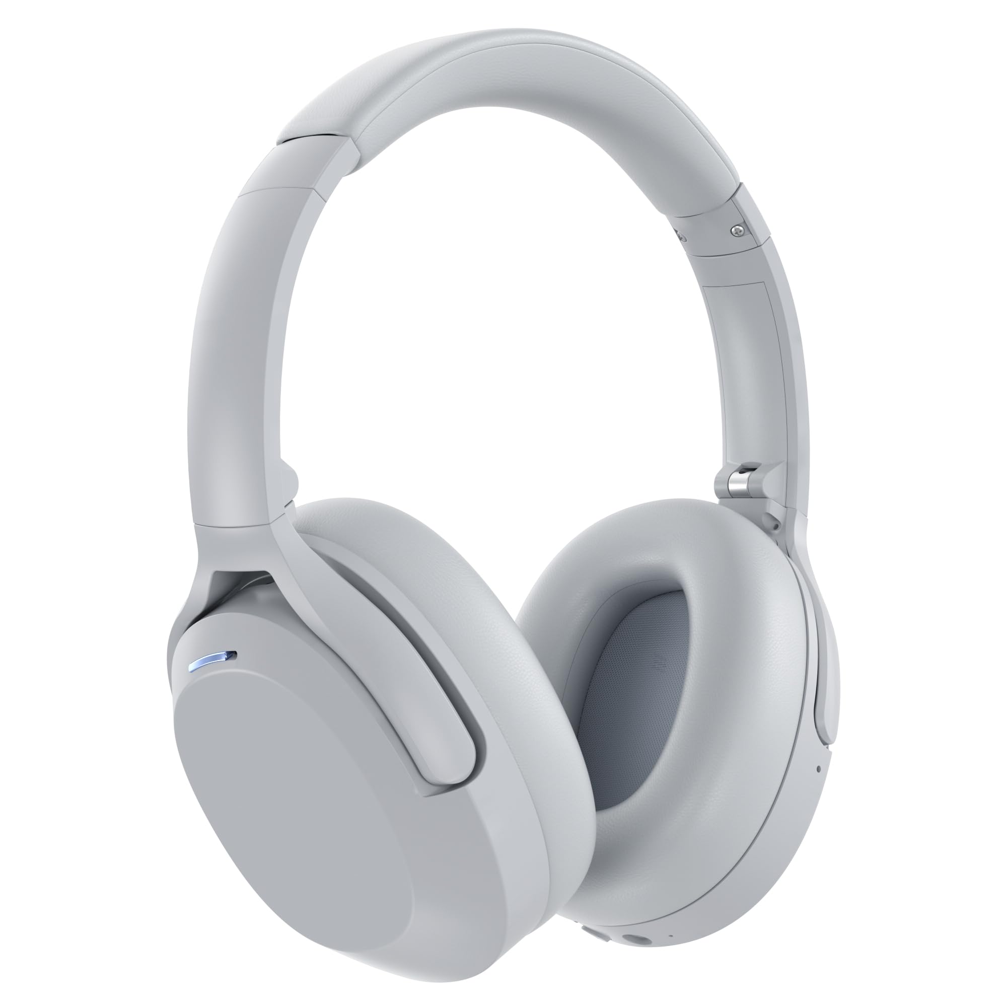 Rebocico Active Noise Cancelling Headphones, Wireless Bluetooth Over-Ear Headphone with Microphone,120H Playtime, Foldable Overhead Headphones with Deep Bass, Fast Charging for Home Travel Office