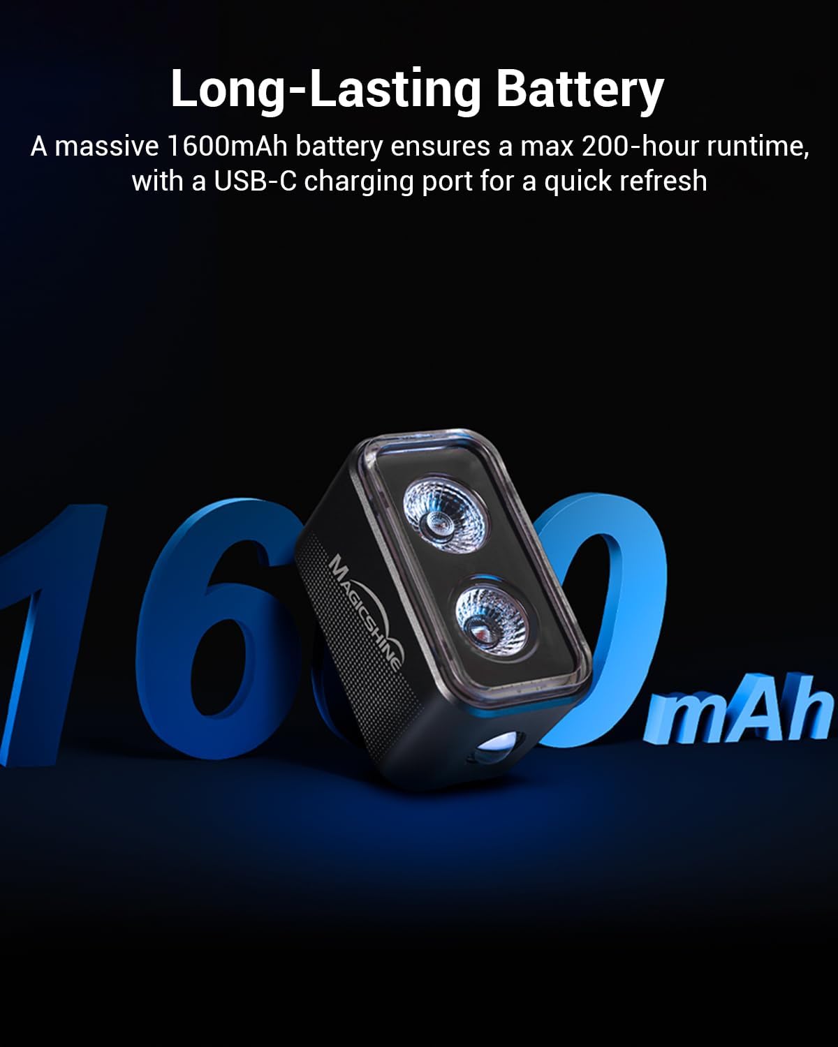 SEEMEE 300 Bike Taillight,300 Lumen Bike Tail Light,5 Night & Daytime Modes,Smart Brake Sensor IPX6 Waterproof USB-C Rechargeable Rear Bike Light for Night Riding