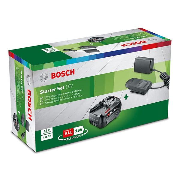 Bosch Battery pack PBA 18V 4.0Ah W-C (18 volt System, 4.0Ah, in Carton Packaging)