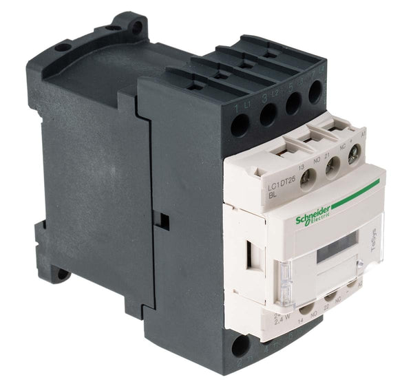 Schneider Electric, TeSys D contactor - 3P(3 NO) - AC-3 - <= 440 V 38 A - 230 V AC 50/60 Hz coil, LC1D38P7