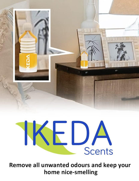 Ikeda scents Ikeda Car Air Fresheners | Automotive Hanging Pendant | Auto Perfume Diffuser with Real Oil | Strong and Long Last Fragrance | Fresh Smell Cover Odours | Car Accessories for Men Women