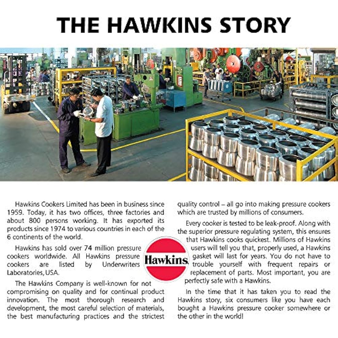 Hawkins B60 Pressure Cooker, 3 L, Silver