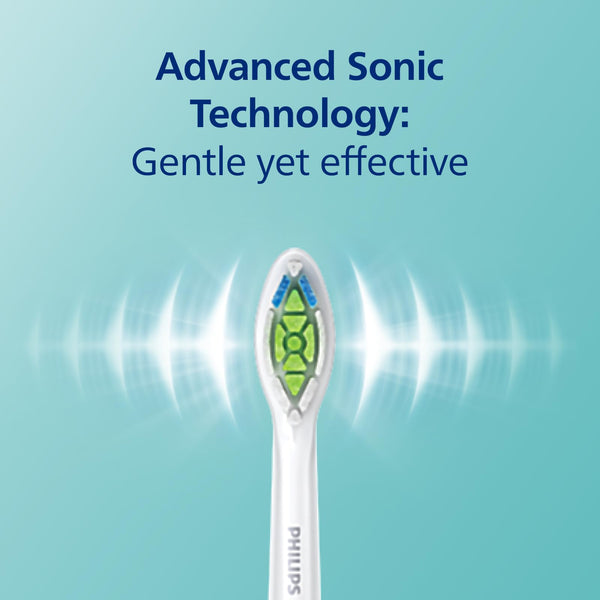 Philips Sonicare Series 7900: Advanced Whitening Sonic Electric Toothbrush with app in White, (Model HX9636/19)