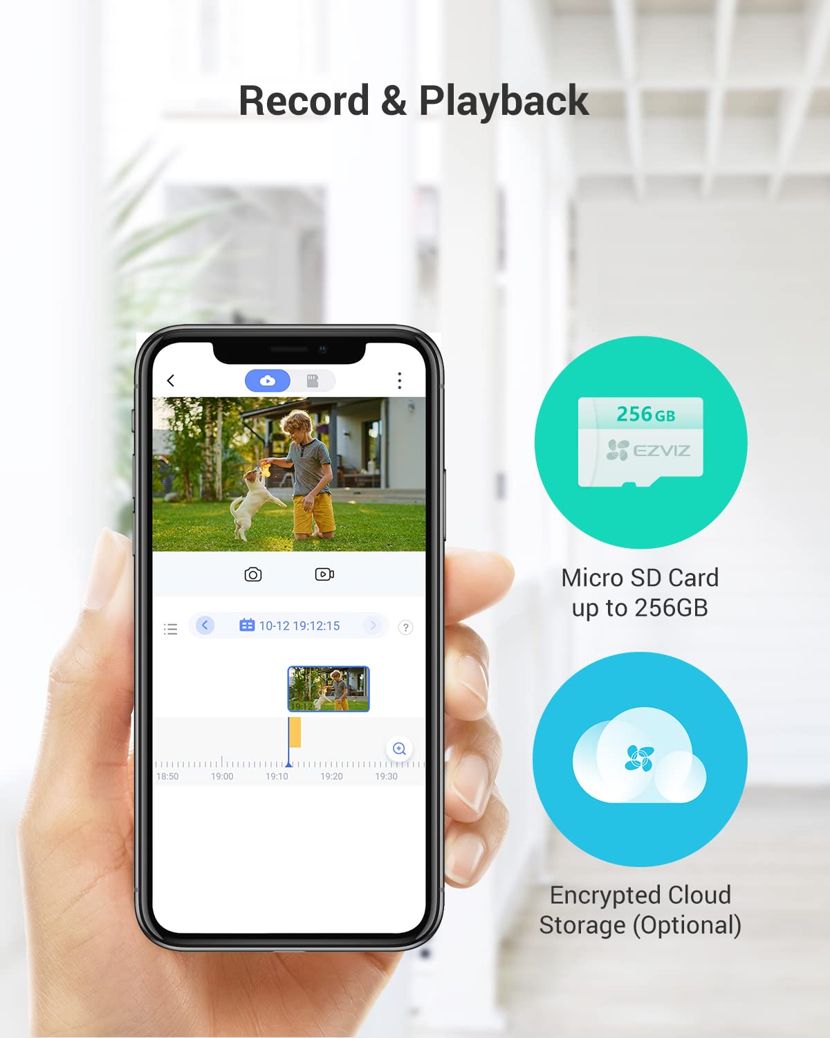 EZVIZ Wired Floodlight Security WiFi Camera Outdoor, Smart PIR Detection, FHD 1080P, 2000 Lumens, 25M Starlight Colour Night Vision, Weatherproof, Two-Way Talk, SD Card/Cloud Storage, Hardwired |LC1C