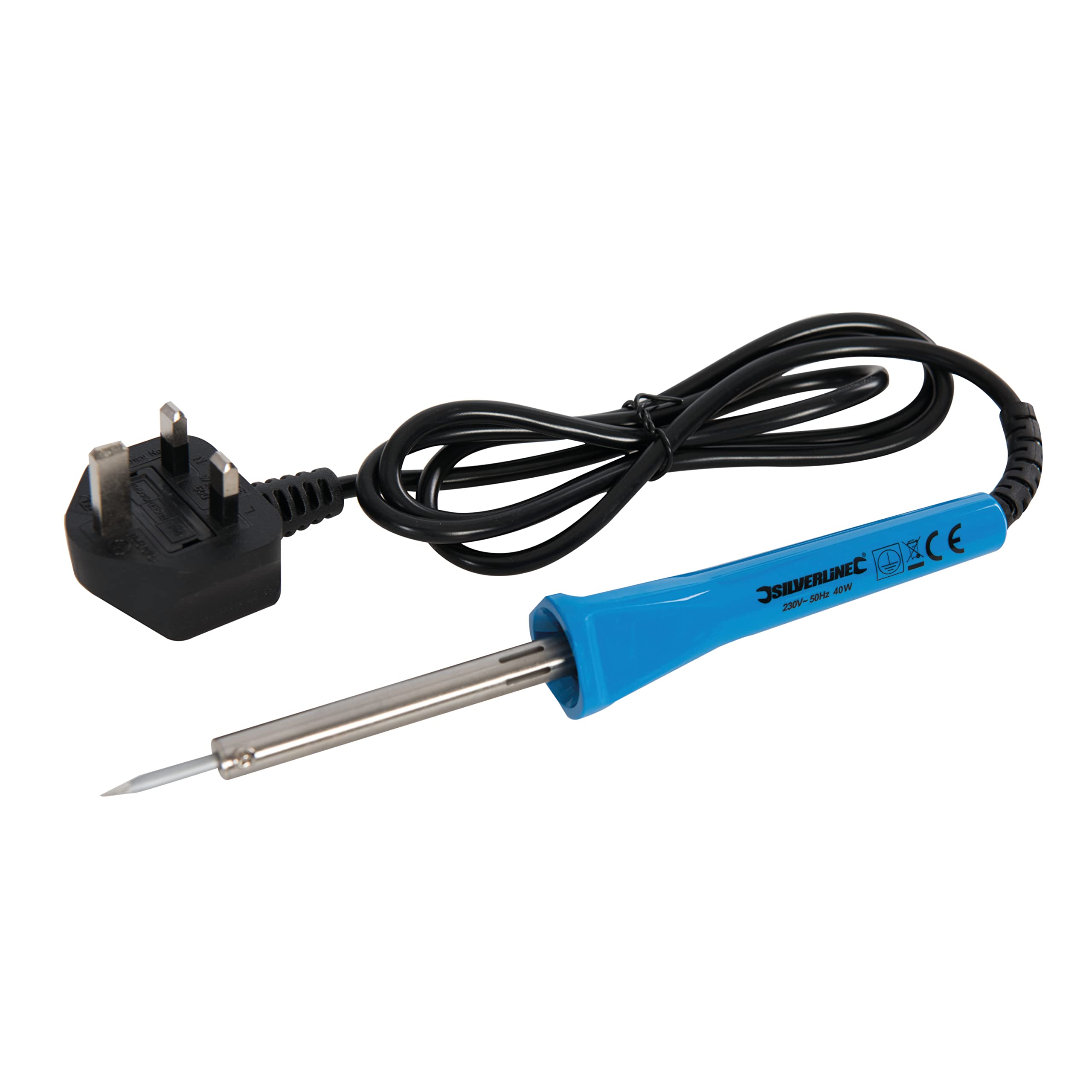 Silverline Soldering Iron 40W UK (263572)