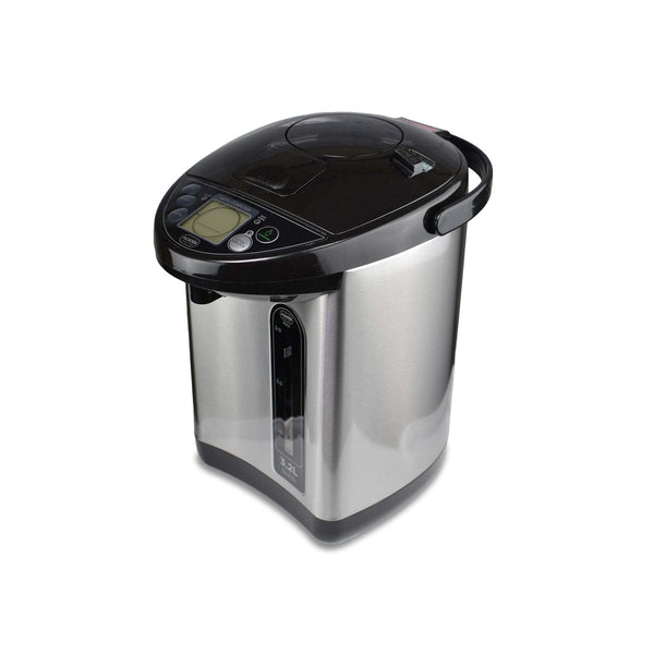 Addis Thermo Pot Instant Thermal Hot Water Boiler Dispenser, 3.2 Litre, Stainless Steel/Black (516521)