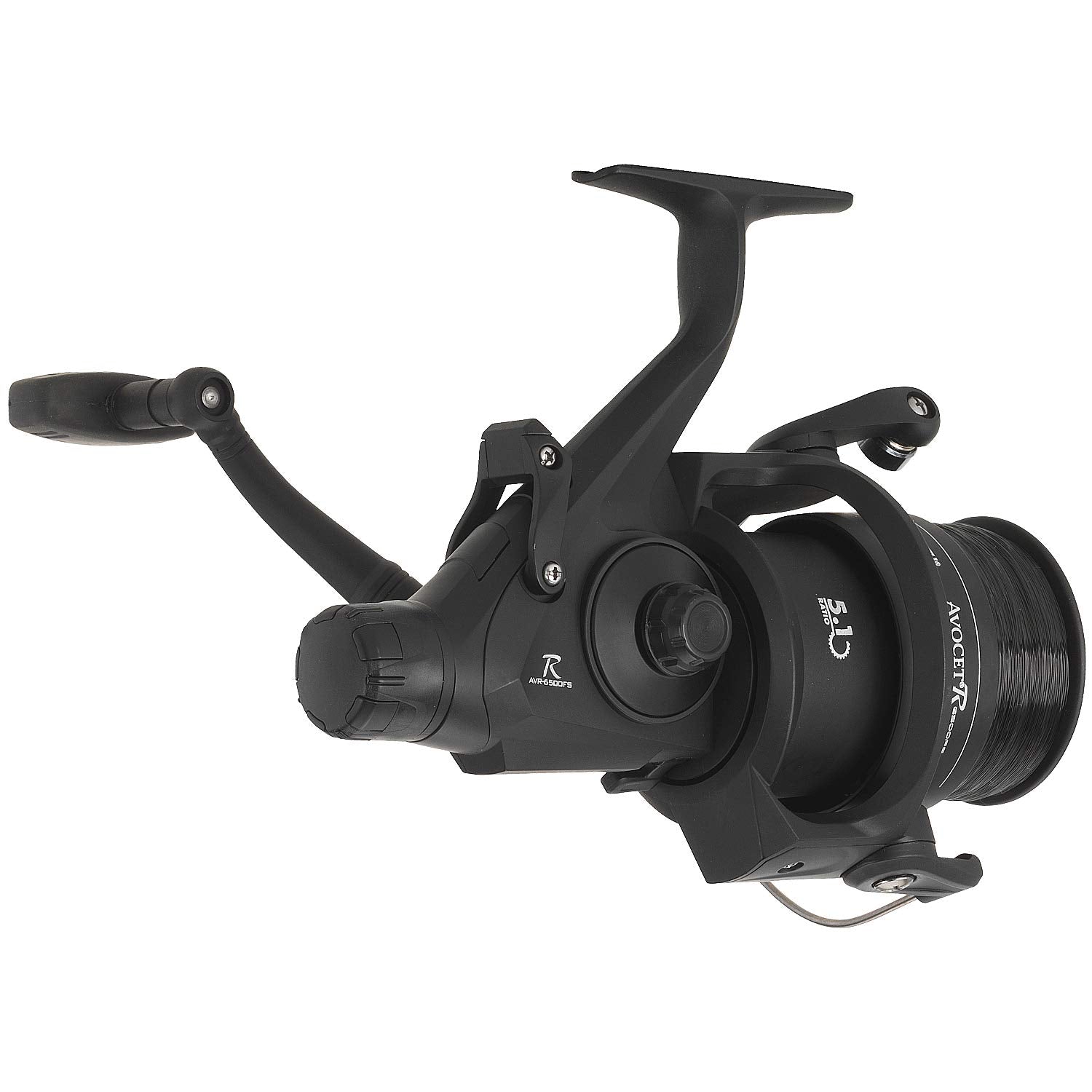 Mitchell Avocet Black Edition Carp and Catfish Reel - Supplied Pre-spooled With Fishing Line