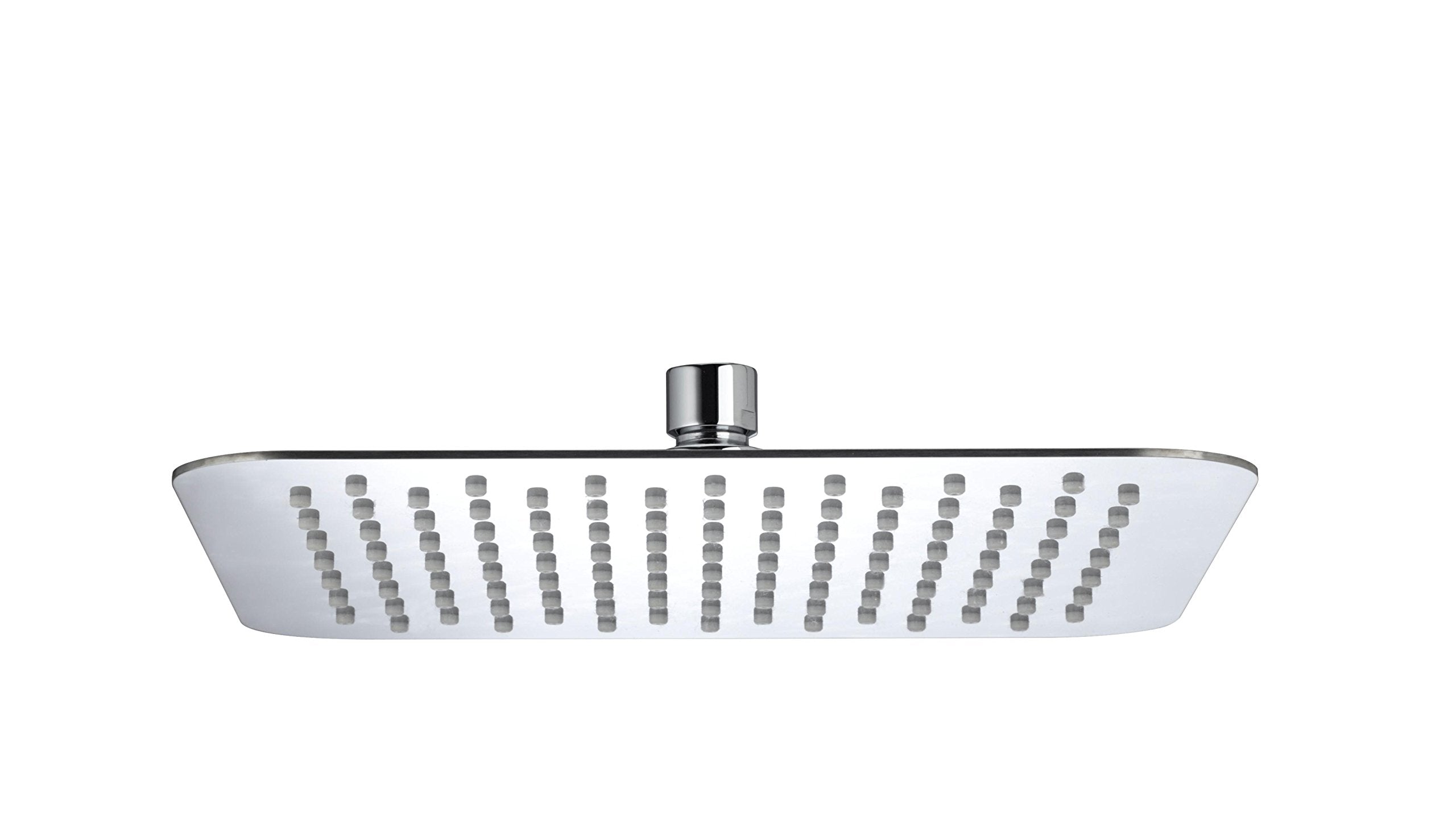 Bristan FH SLSQ01 C 200 mm Slimline Square Fixed Head - Chrome Plated, Rose