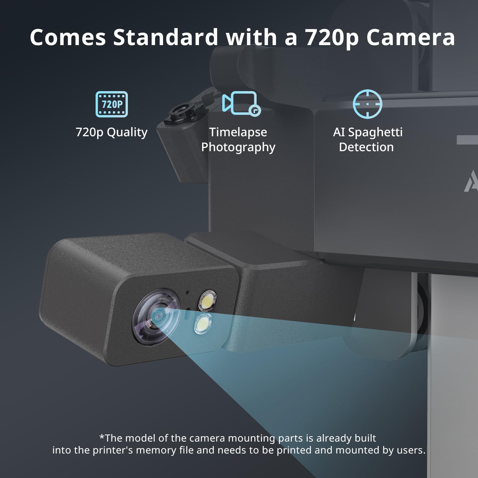 ANYCUBIC Kobra 3 V2 Combo 3D Printer, 600mm/s Fast Printing FDM 3D Printer, Multicolor Printing Up to 8 Colors, Active Drying, Upgraded Auto-leveling, Print Size 255x255x260mm, Realize Smooth Printing