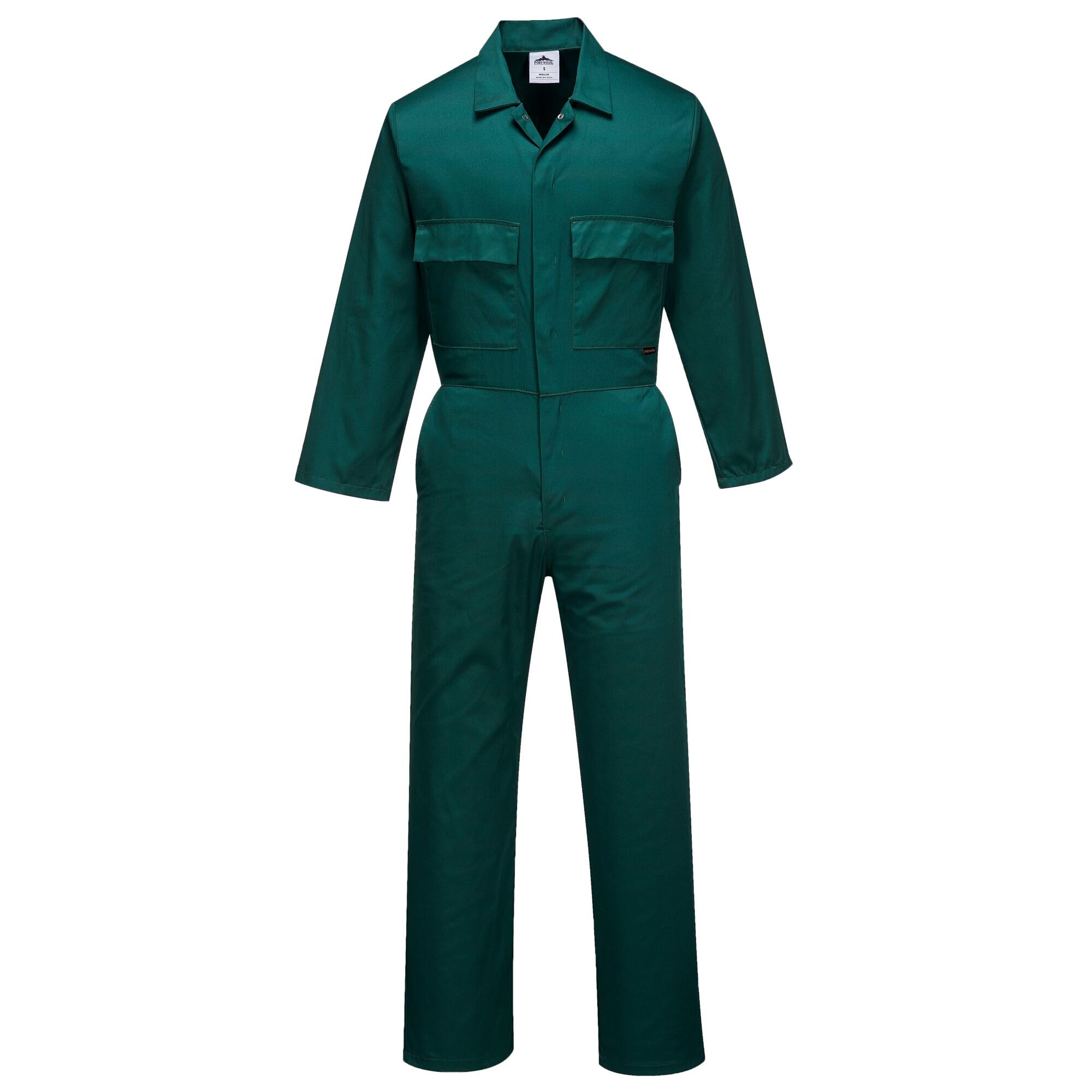 Portwest S999 Men's Work Coveralls - Protective Polycotton Work Overalls Durable Workwear Boiler Suit for Mechanics Warehouse Garages DIY Navy, X-Large