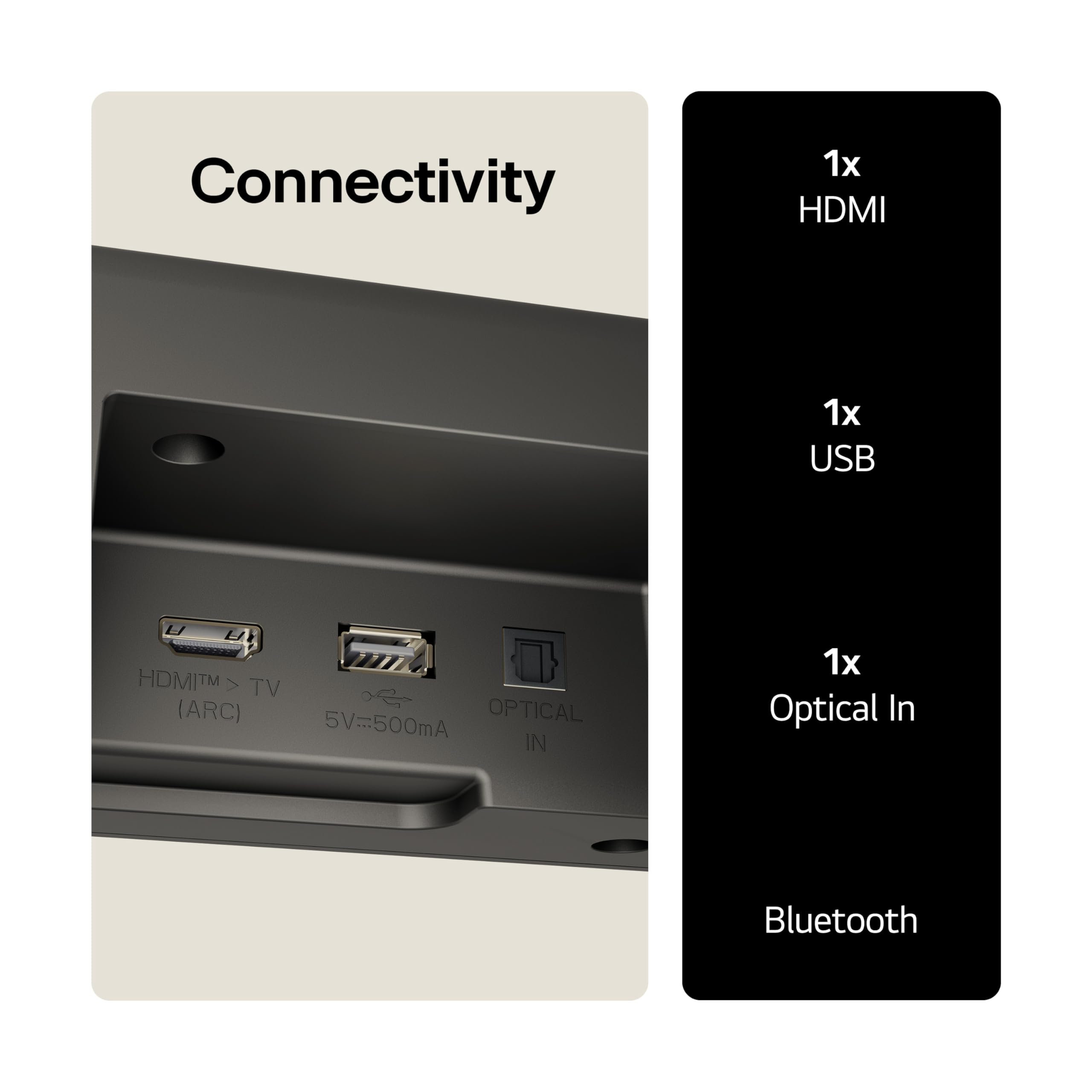 LG USC9S Bluetooth Soundbar for TV with Dolby Atmos & Wireless Subwoofer 3.1 channel