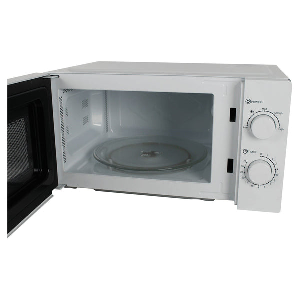 Altimo 700W 20L White Microwave Oven, 5 Cooking Power Levels, Quick Defrost Function, Manual Kitchen Timer MMW701W