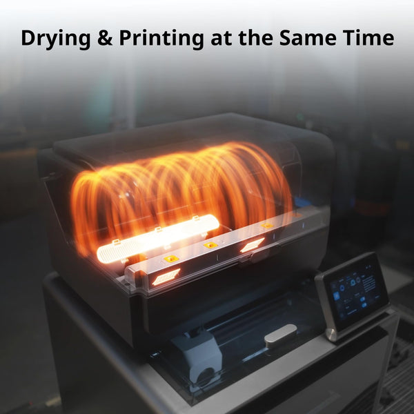 ANYCUBIC Kobra 3 V2 Combo 3D Printer, 600mm/s Fast Printing FDM 3D Printer, Multicolor Printing Up to 8 Colors, Active Drying, Upgraded Auto-leveling, Print Size 255x255x260mm, Realize Smooth Printing