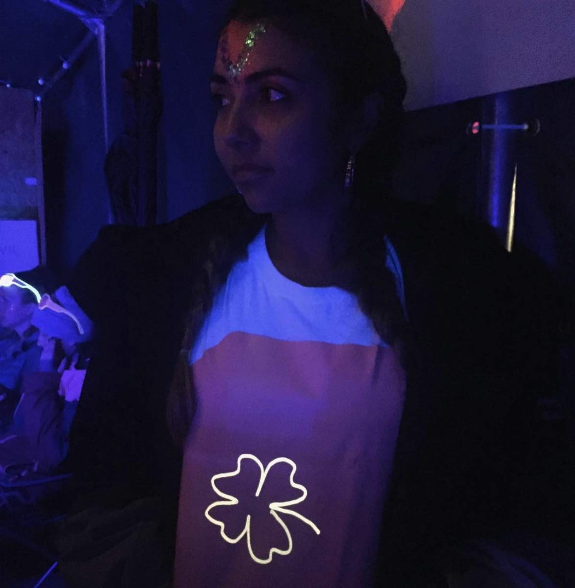 Illuminated Apparel Interactive Glow in The Dark T-Shirt - Fun for Birthday Parties & Festivals - Light up The Night