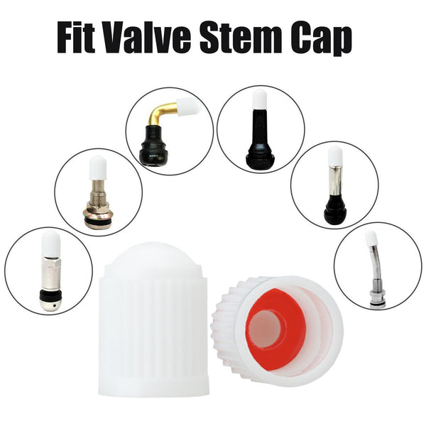 TCPENG® 10PCS Tyre Valve Caps, with O Seal Ring, Universal Stem Dust Covers for SUV, Cars, Bike, Motorcycles, Trucks, Heavy-Duty, Airtight Seal, Screw-On, Easy to Operation (10 Pack Black)