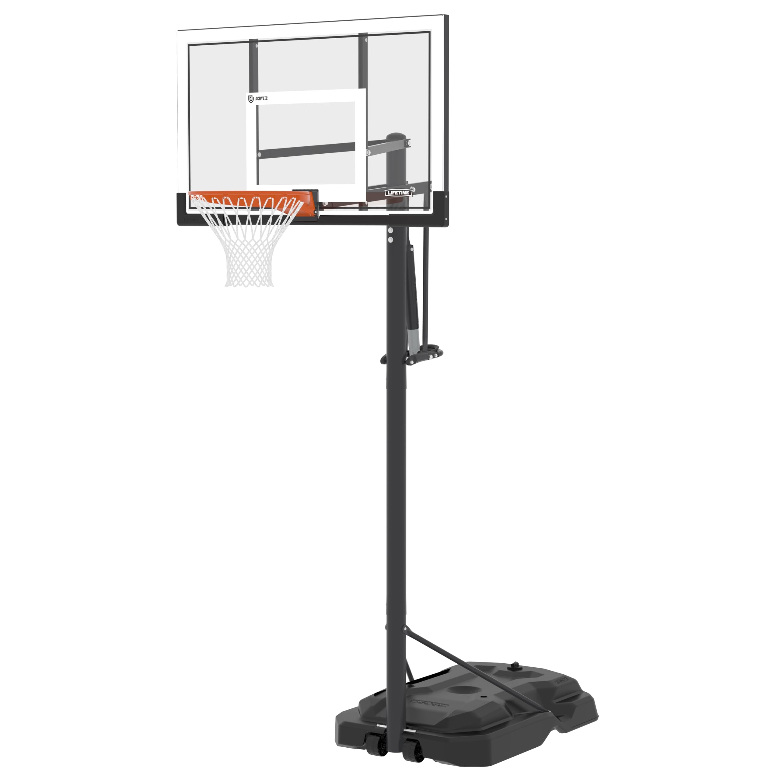 Lifetime 71522 Competition XL Portable Basketball System, 54 Inch Acrylic Backboard