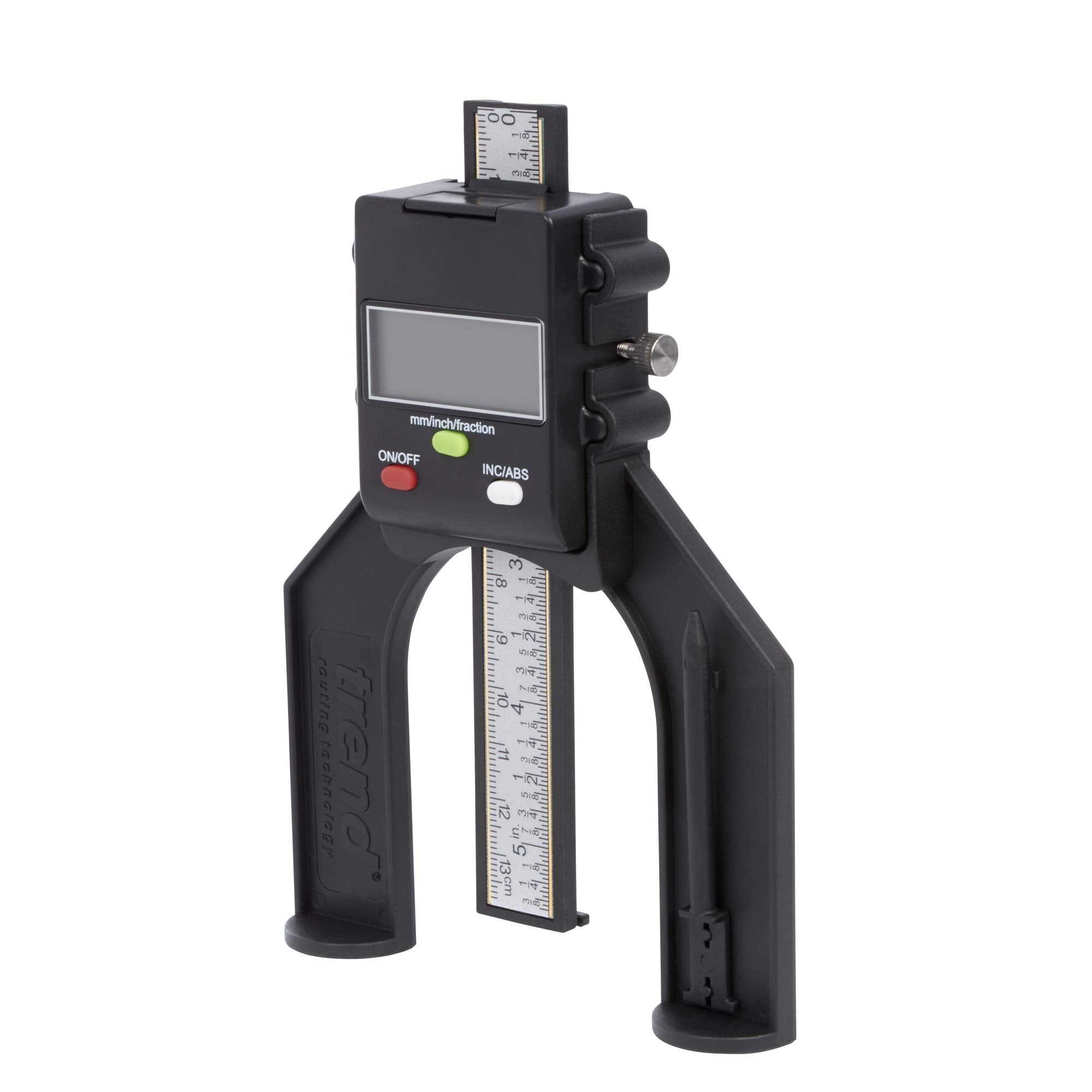 Trend Digital Depth Gauge, 60mm Jaw Opening, Precision Rebate & Groove Setting, GAUGE/D60, Black