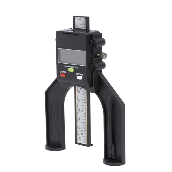 Trend Digital Depth Gauge, 60mm Jaw Opening, Precision Rebate & Groove Setting, GAUGE/D60, Black