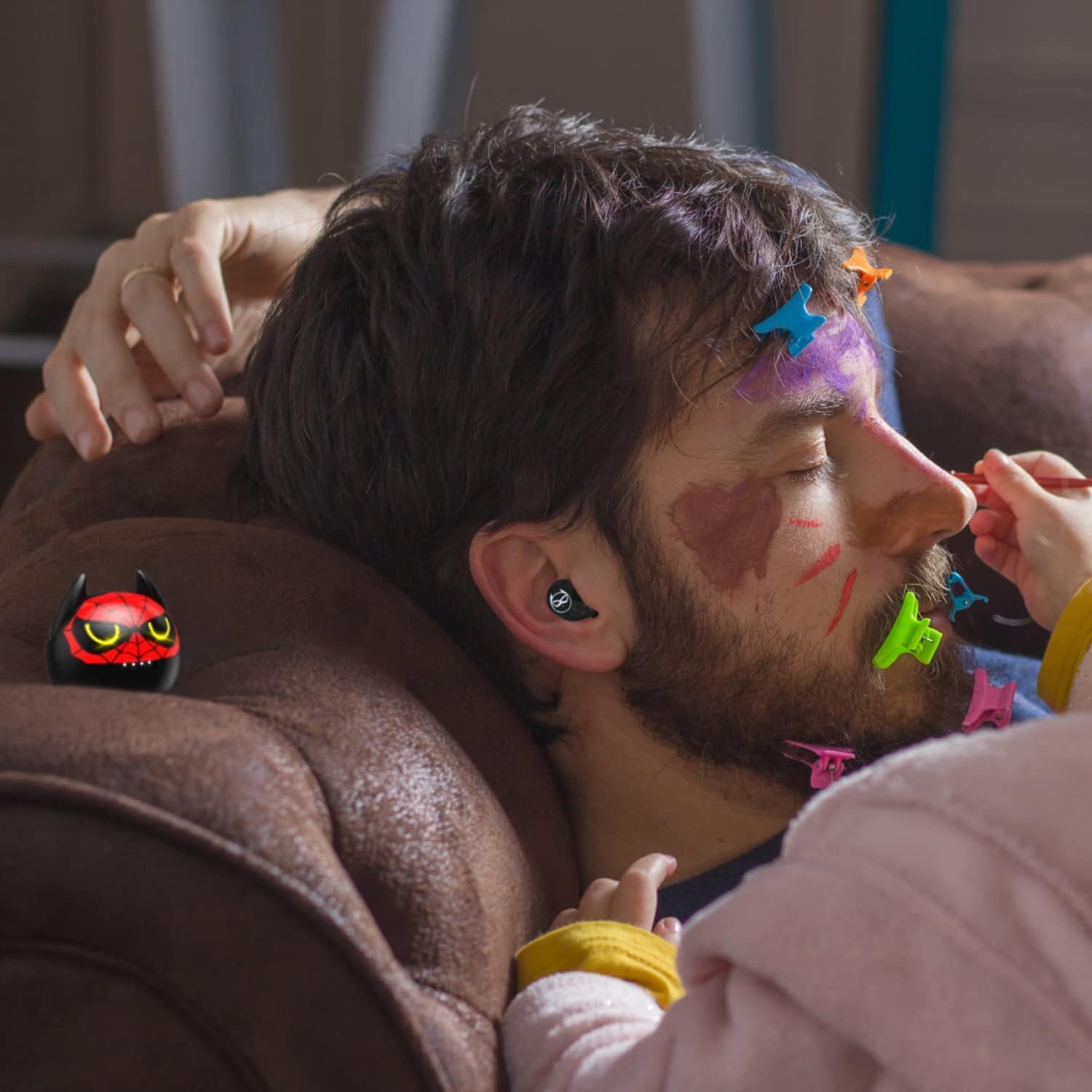 Earbuds for Kids Cute Design in-Ear Wireless Earphones for Kids Boys Adult Bluetooth 5.3 Waterproof Sport Stereo Headphones with Mic for Phone