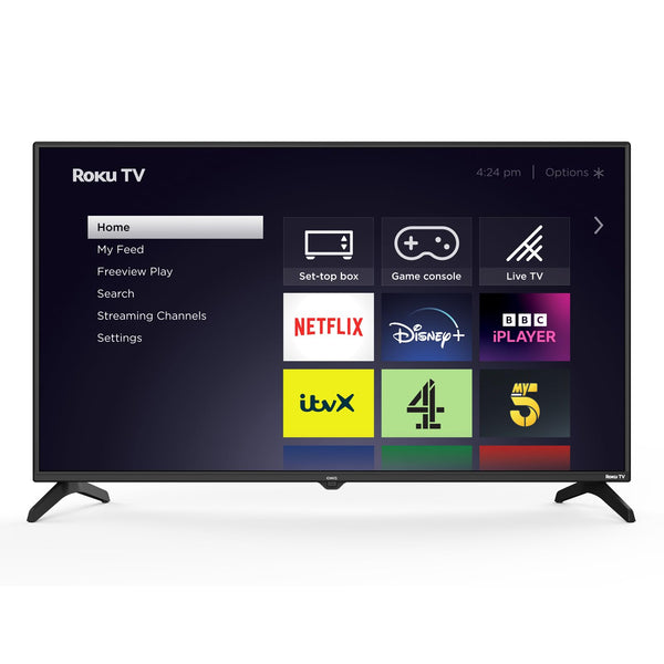 CHiQ U50QM9K 50 inch Smart QLED Roku TV, 4k UHD, HDR10 HLG, Dolby Audio, Works with Alexa, DVB-T/T2, Support Apple Air-Play, Google Assistant, Prime Video, HDMI2.1, USB2.0