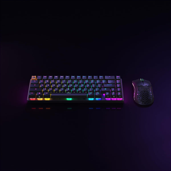 Glorious Gaming GMMK 2 Full Size (96%) - Mechanical Gaming Keyboard, Aluminium Frame, Customisable, Doubleshot Caps, Fox Switches, Per Key RGB, Full NKRO, English UK QWERTY Layout - Pink