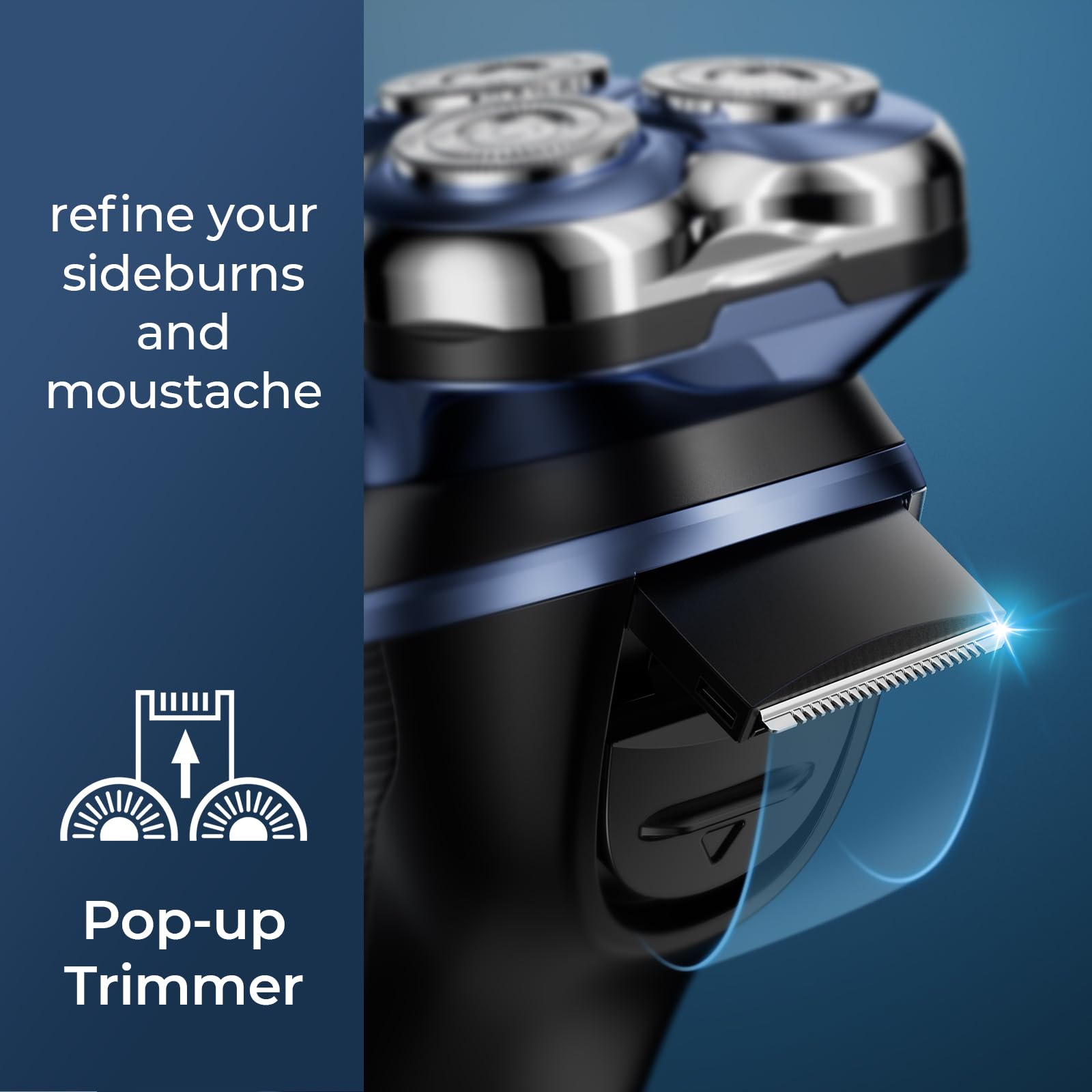 Head Shaver for Bald Men: Electric Bald Razor-7D Wet/Dry Shaving-Professional Grooming Kit for Balder-Rechargeable Head Shavers for Scalp/Face/Beard -Close Shave