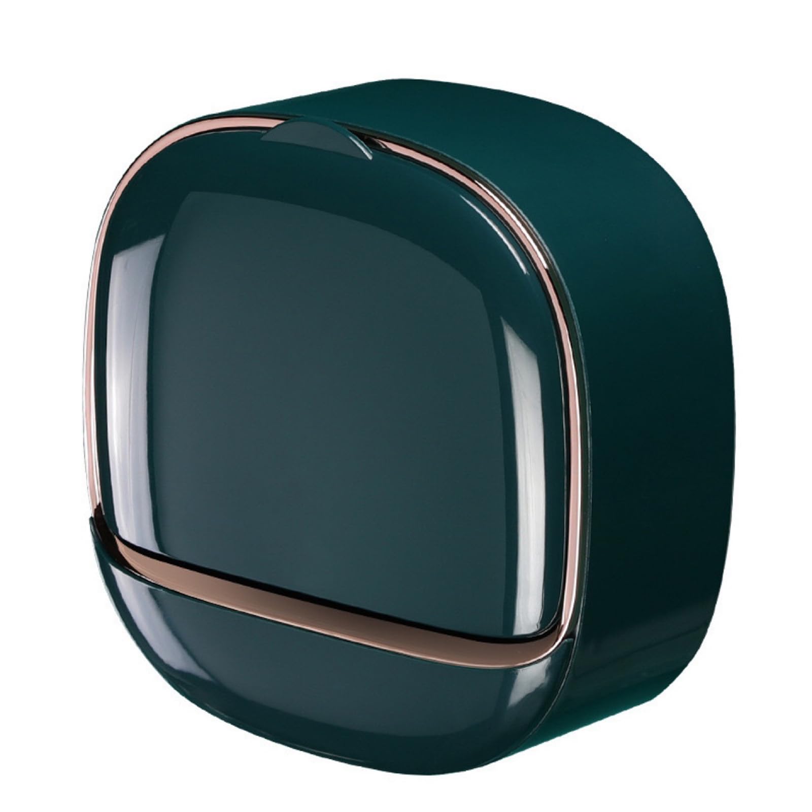 Fkereg Adhesive Soap Holder for Shower Wall with Drainage Box, Waterproof Shower Bar Soap Holder Tray, Bathroom Stick on Soap Dish Wall Mounted,