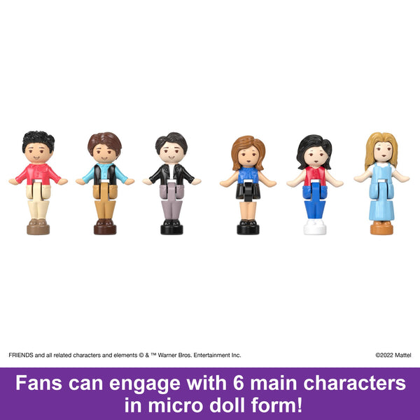 Polly Pocket Collector Playset, Stranger Things Compact with 6 Special Edition Character Dolls and 10 Accessories, HWP22