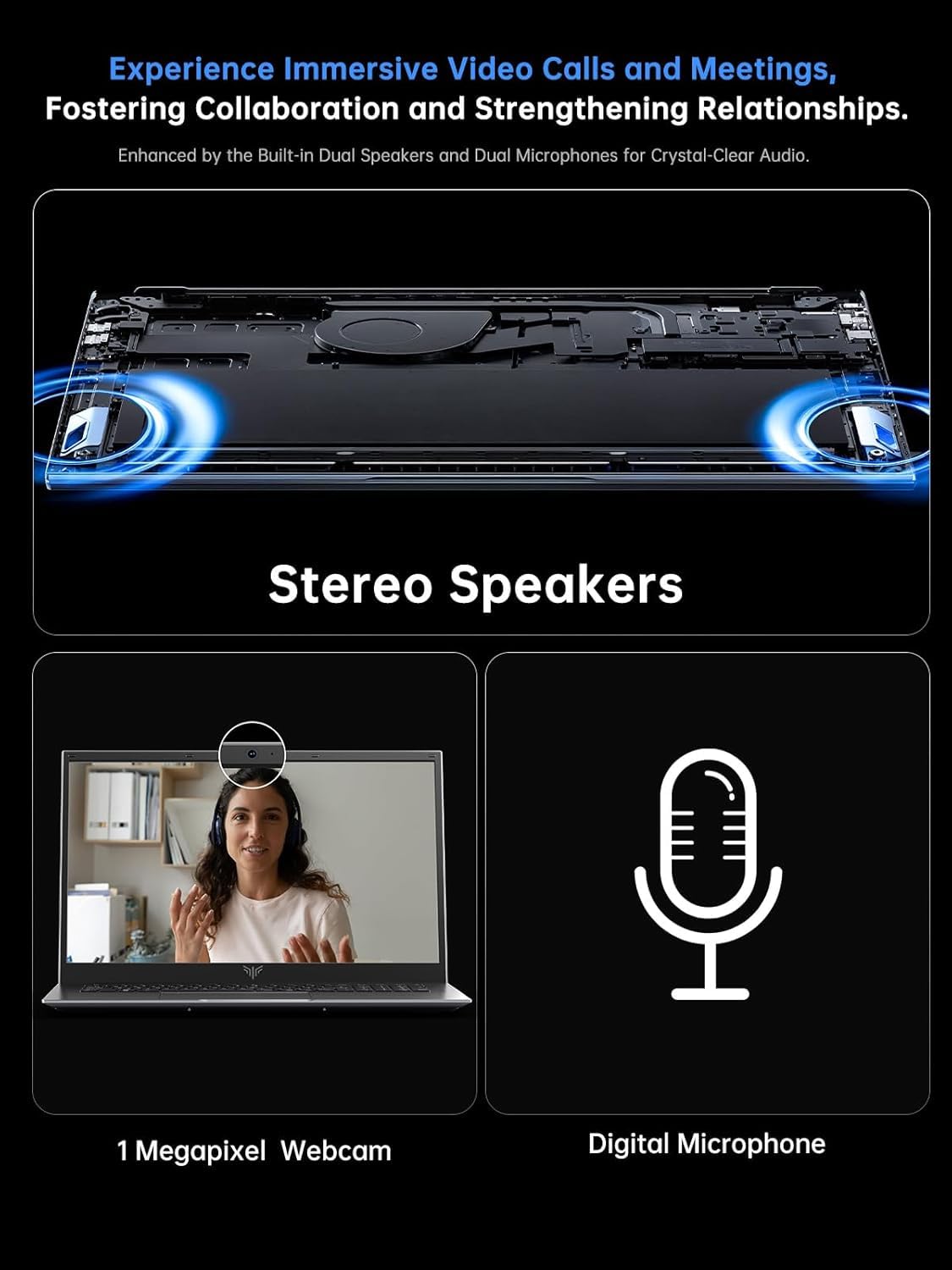 ACEMAGIC 15.6" FHD Laptop with AMD Ryzen 7 5700U (Processor up to 4.3GHz) 8 Core - 16GB RAM DDR4 512GB SSD Windows Laptops, HD Display, HDMI, BT5.0,3*USB3.2,Type-C,Dual Speakers, 65W Adapter, WiFi 6.0