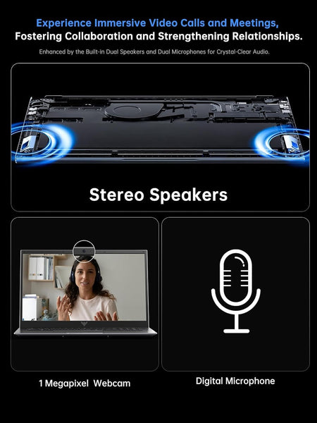 ACEMAGIC 15.6" FHD Laptop with AMD Ryzen 7 5700U (Processor up to 4.3GHz) 8 Core - 16GB RAM DDR4 512GB SSD Windows Laptops, HD Display, HDMI, BT5.0,3*USB3.2,Type-C,Dual Speakers, 65W Adapter, WiFi 6.0