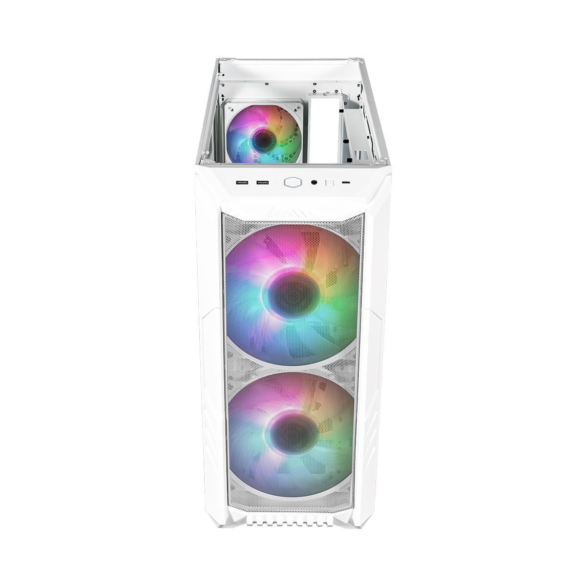 Cooler Master HAF 700 PC Case - Full-Tower, E-ATX Compatible, 5 x Pre-Installed Fans, Rotatable Radiator Bracket, TG Side Panel, Tool-Free Design, ARGB Controller Included