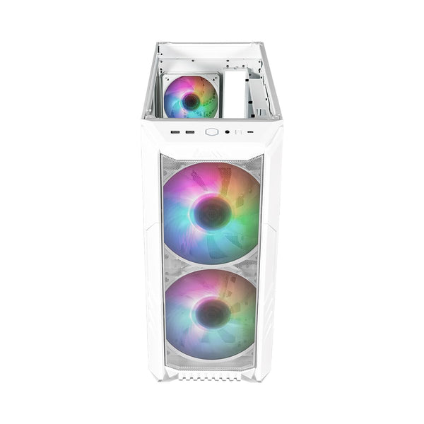 Cooler Master HAF 700 PC Case - Full-Tower, E-ATX Compatible, 5 x Pre-Installed Fans, Rotatable Radiator Bracket, TG Side Panel, Tool-Free Design, ARGB Controller Included