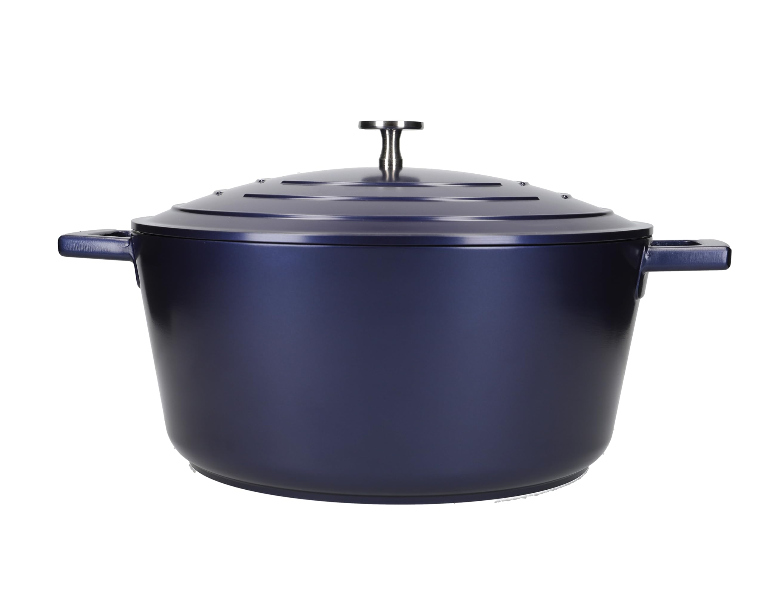 MasterClass Casserole Dish With Lid, Medium 4L/24 cm, Lightweight Cast Aluminium, Induction Hob And Oven Safe, Black
