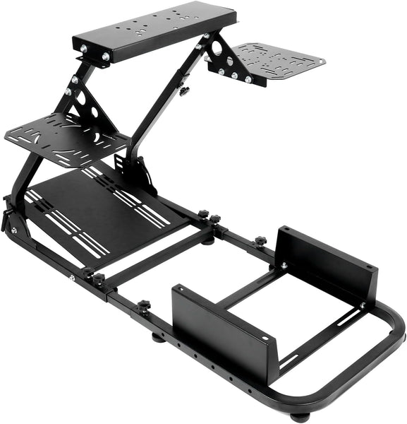 Anman G29 Foldable Racing Simulator Cockpit Flight Panel Fit For Thrustmaster,Fantec,Logitech, G920, G923 Equipped With Race Seat Bracket Not Included Shifter Hand Brake Wheels and Pedals