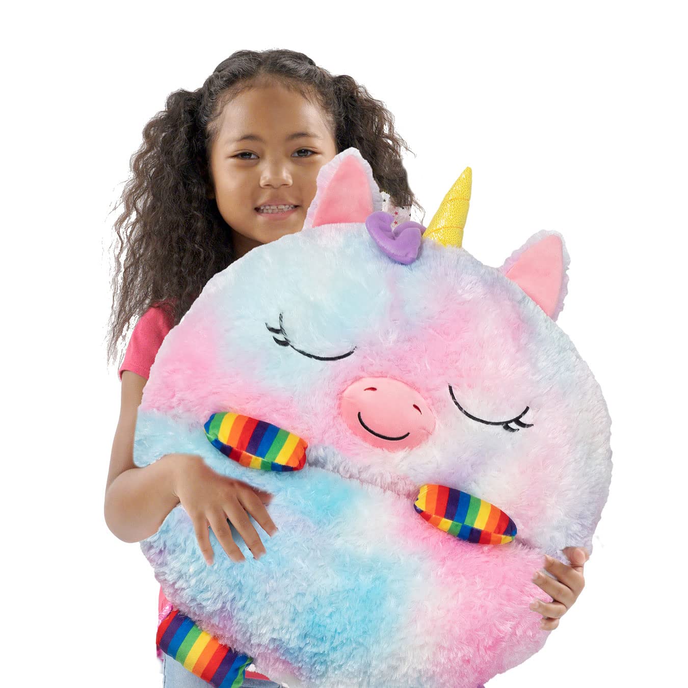Happy Nappers Kids Sleeping Bag - Plush Toy, Comfy Sleeping Bag & Fluffy Pillow All in One