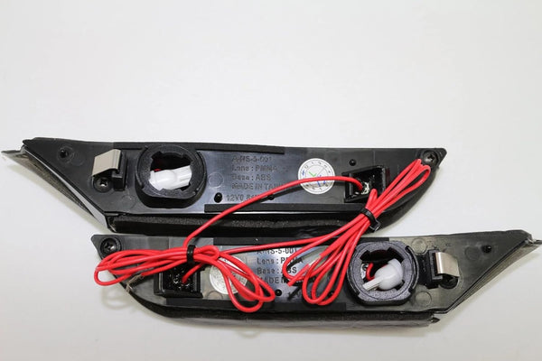 Amber/White LED Smoke Front Bumper Side Marker Fit For 09-20 Nissan GTR GT-R R35