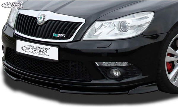 RDX Racedesign Front spoiler Vario-X compatible with Skoda Octavia II RS Facelift 2009-2012 (PU)