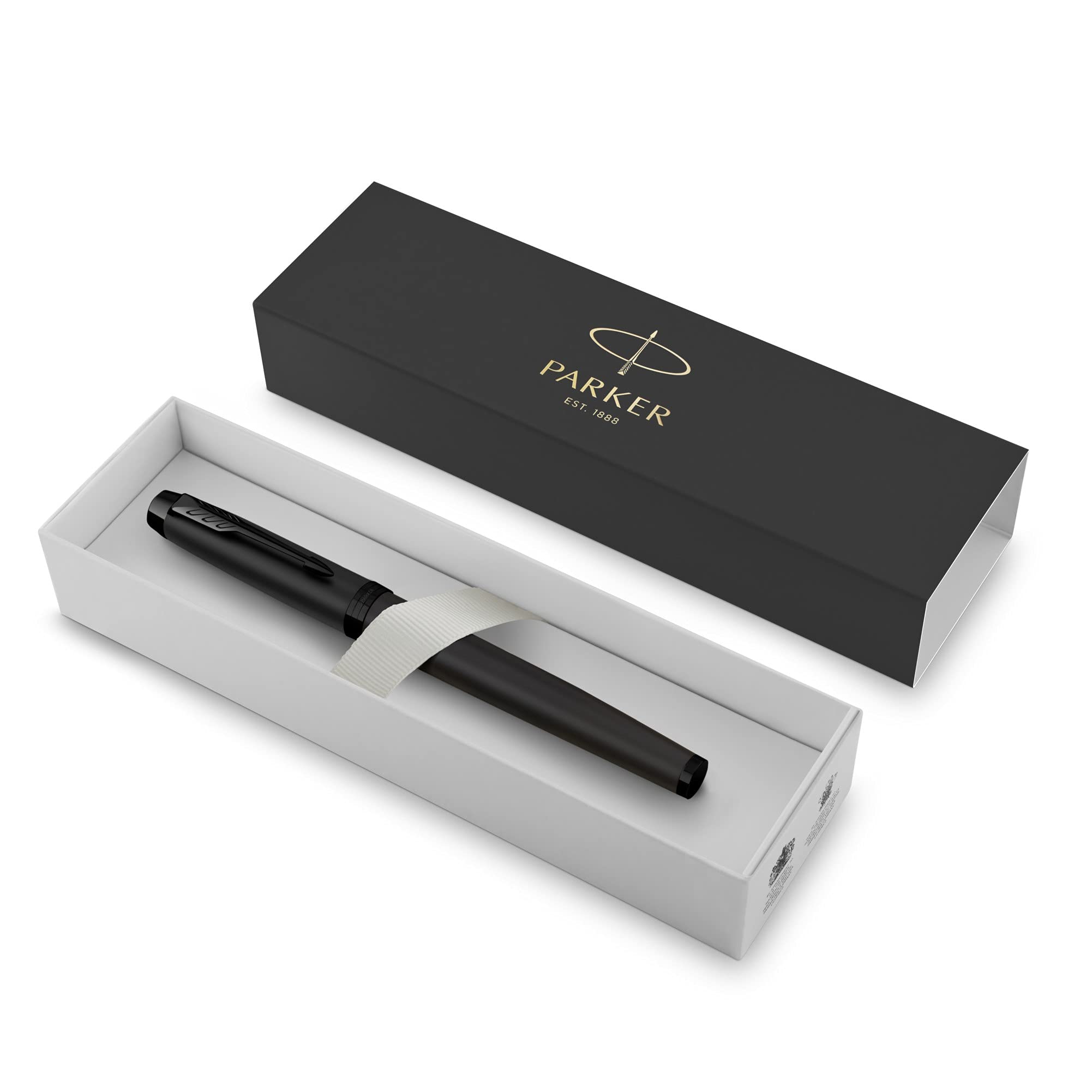 Parker IM Ballpoint Pen | Dark Espresso with Medium Point Blue Ink Refill | Gift Box